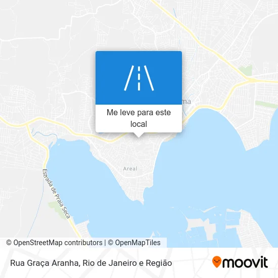 Rua Graça Aranha mapa