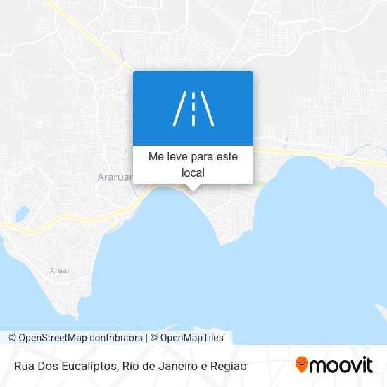 Rua Dos Eucalíptos mapa