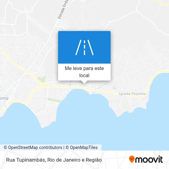 Rua Tupinambás mapa