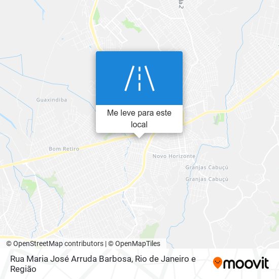 Rua Maria José Arruda Barbosa mapa