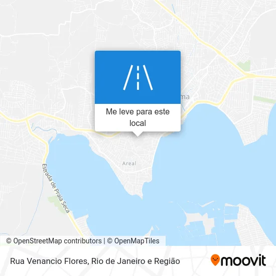 Rua Venancio Flores mapa
