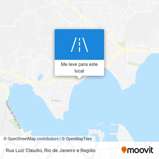 Rua Luiz Claudio mapa
