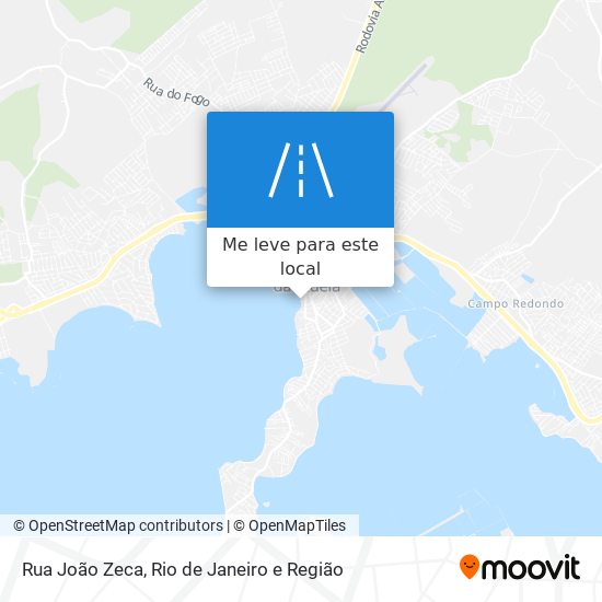 Rua João Zeca mapa