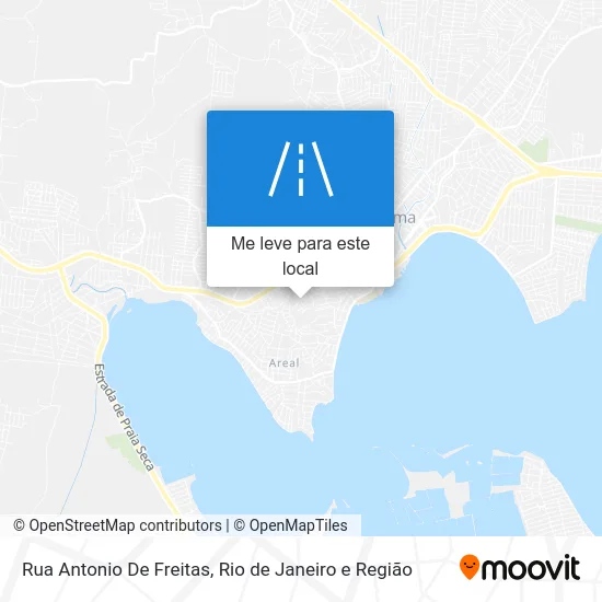 Rua Antonio De Freitas mapa