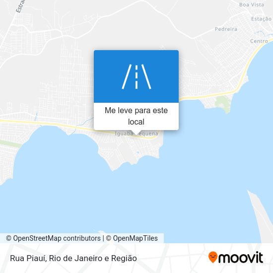 Rua Piauí mapa