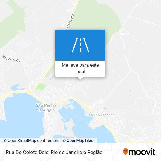 Rua Do Coiote Dois mapa