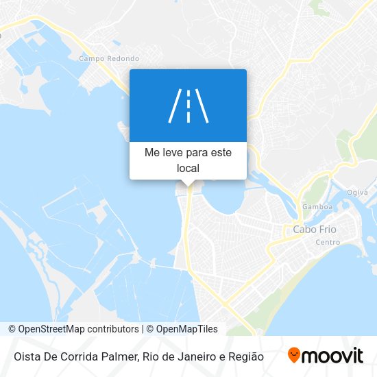 Oista De Corrida Palmer mapa
