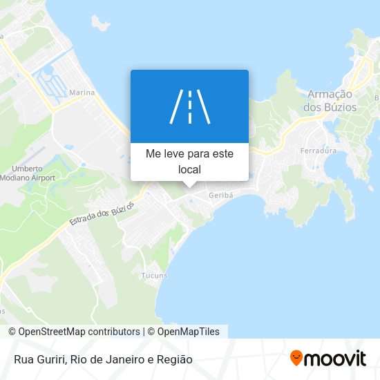 Rua Guriri mapa