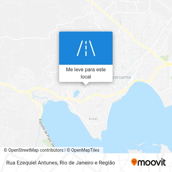 Rua Ezequiel Antunes mapa