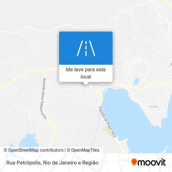 Rua Petrópolis mapa