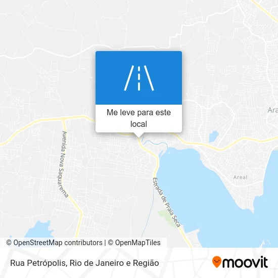 Rua Petrópolis mapa