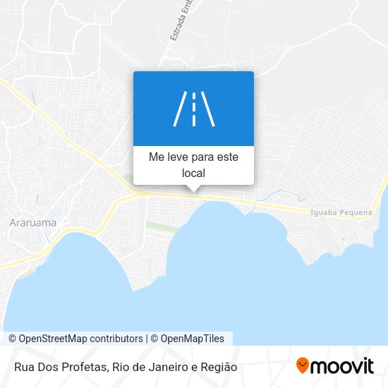 Rua Dos Profetas mapa