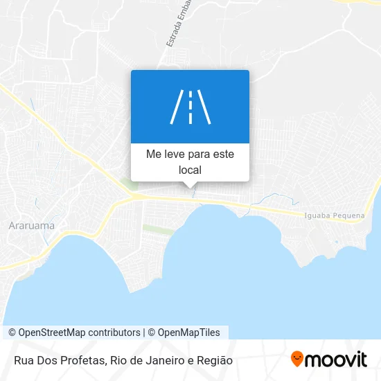 Rua Dos Profetas mapa