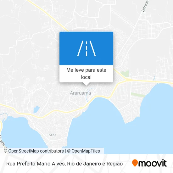 Rua Prefeito Mario Alves mapa