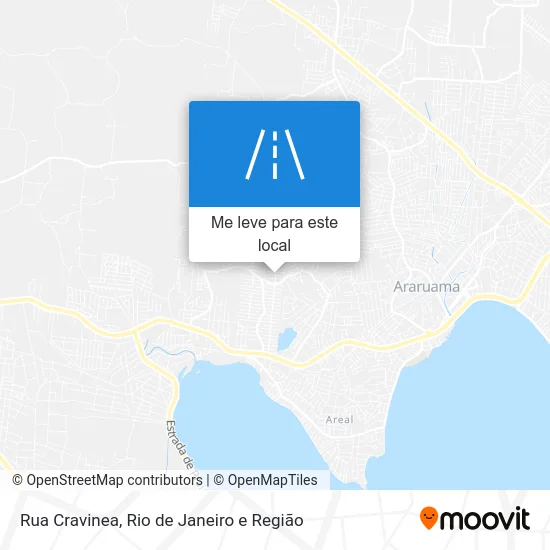 Rua Cravinea mapa