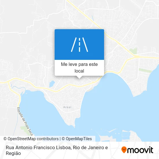 Rua Antonio Francisco Lisboa mapa