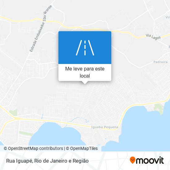 Rua Iguapé mapa