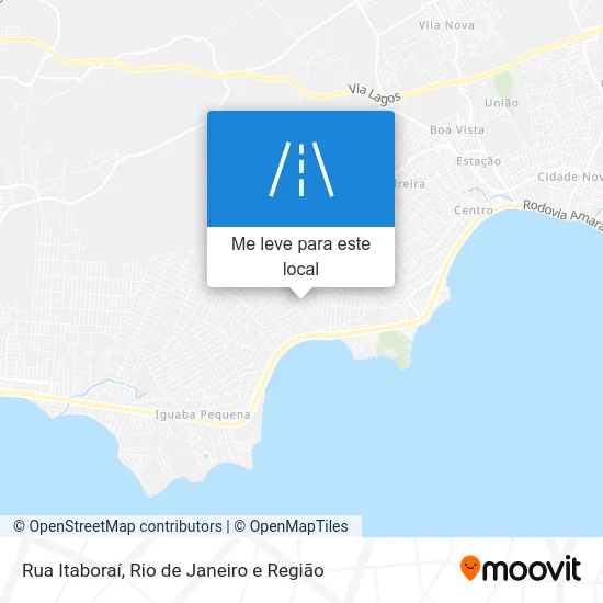 Rua Itaboraí mapa
