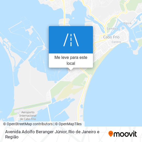 Avenida Adolfo Beranger Júnior mapa