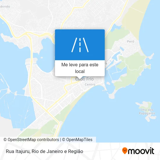 Rua Itajuru mapa