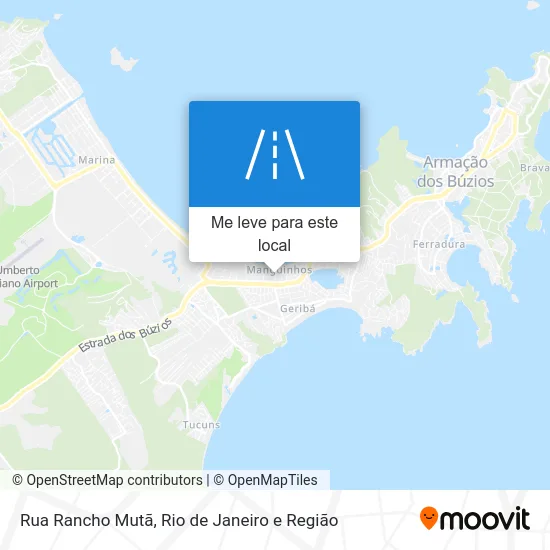 Rua Rancho Mutã mapa