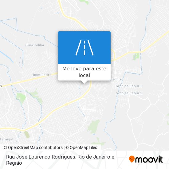 Rua José Lourenco Rodrigues mapa