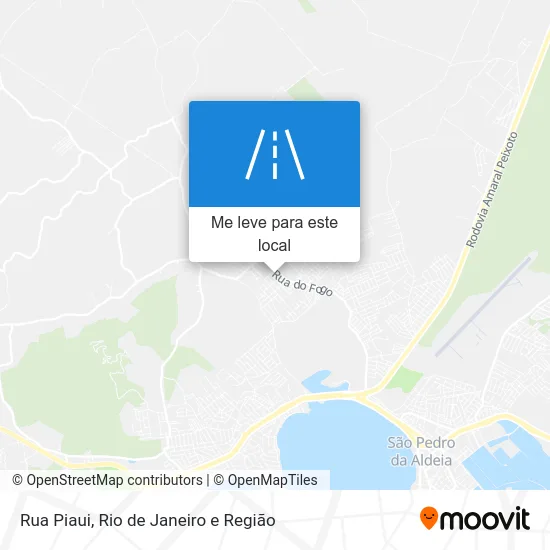 Rua Piaui mapa