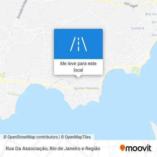 Rua Da Associação mapa
