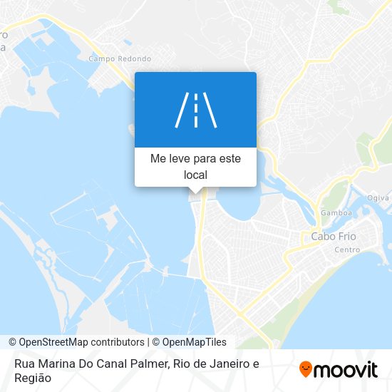 Rua Marina Do Canal Palmer mapa