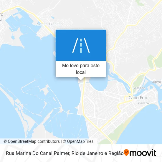 Rua Marina Do Canal Palmer mapa