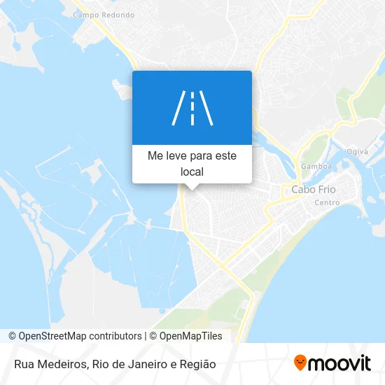 Rua Medeiros mapa