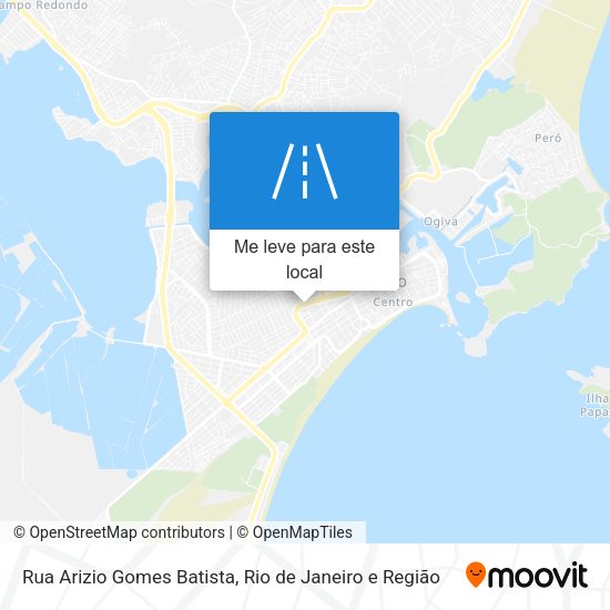 Rua Arizio Gomes Batista mapa