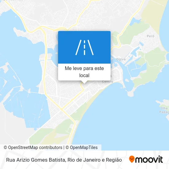 Rua Arizio Gomes Batista mapa