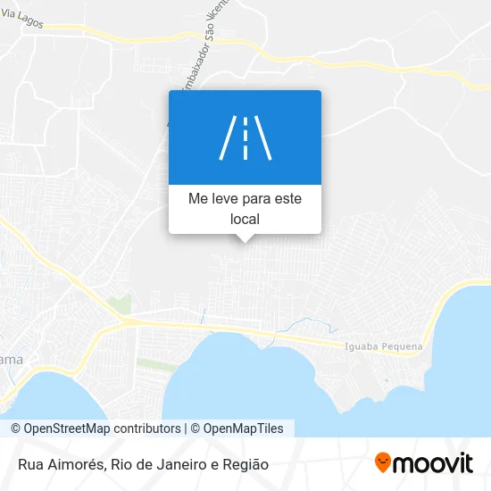 Rua Aimorés mapa