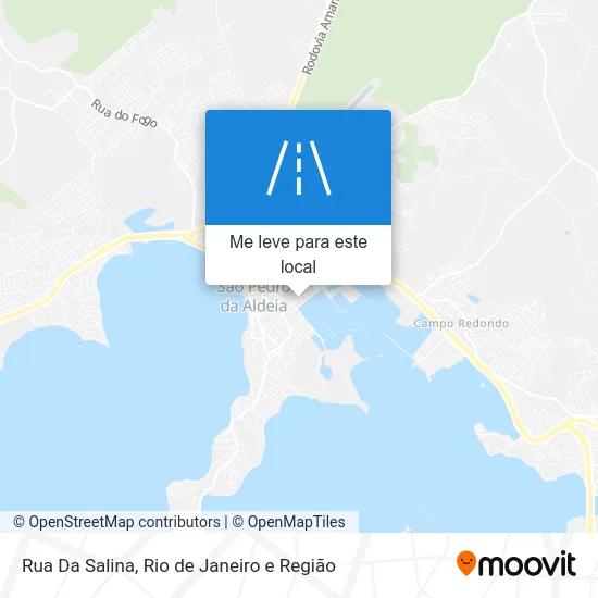 Rua Da Salina mapa