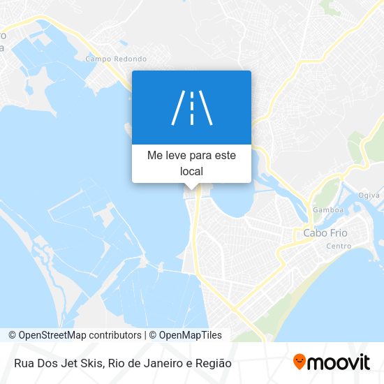 Rua Dos Jet Skis mapa