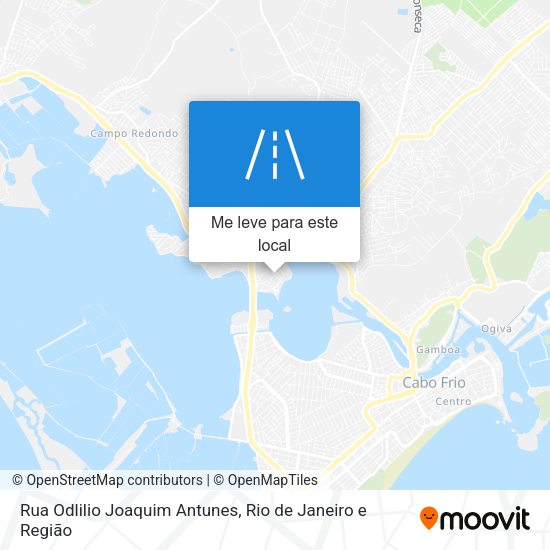 Rua Odlilio Joaquim Antunes mapa