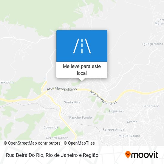 Rua Beira Do Rio mapa