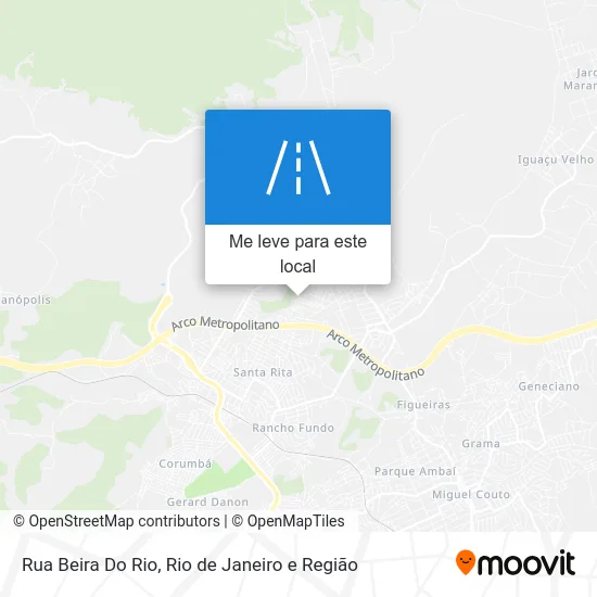 Rua Beira Do Rio mapa