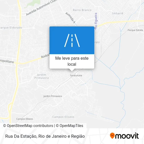 Rua Da Estação mapa