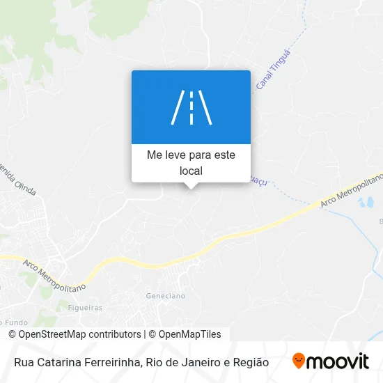 Rua Catarina Ferreirinha mapa
