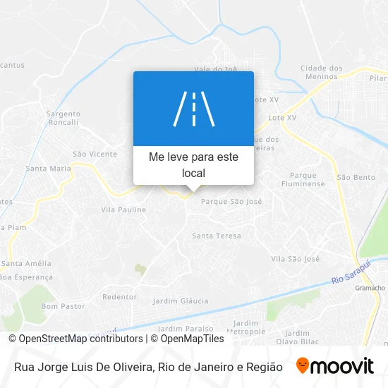 Rua Jorge Luis De Oliveira mapa