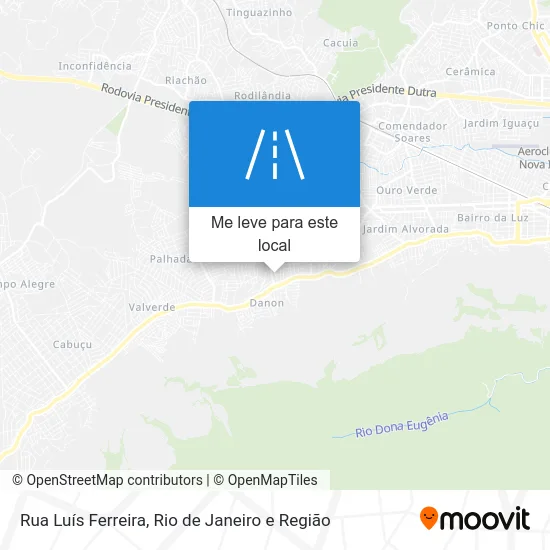Rua Luís Ferreira mapa