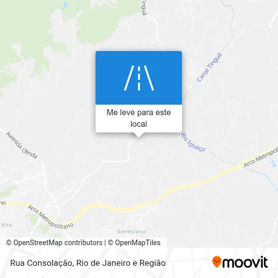 Rua Consolação mapa