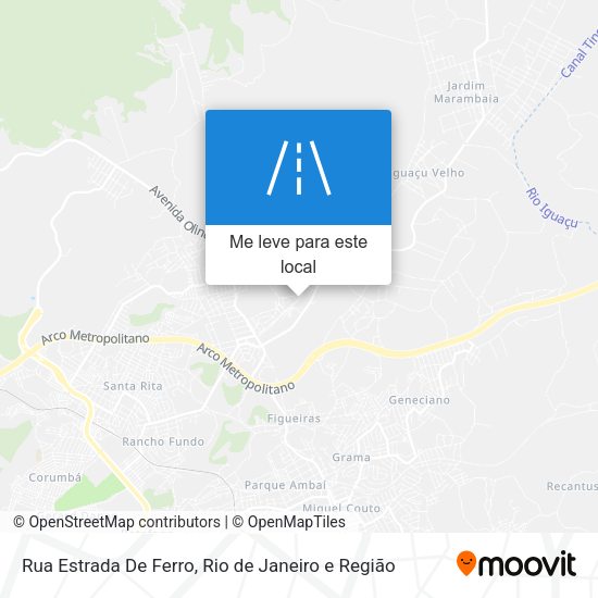 Rua Estrada De Ferro mapa