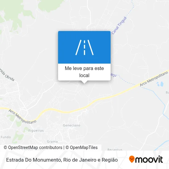 Estrada Do Monumento mapa