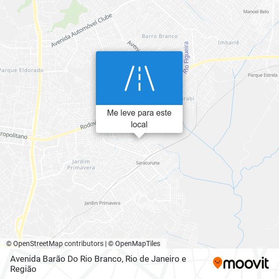 Avenida Barão Do Rio Branco mapa
