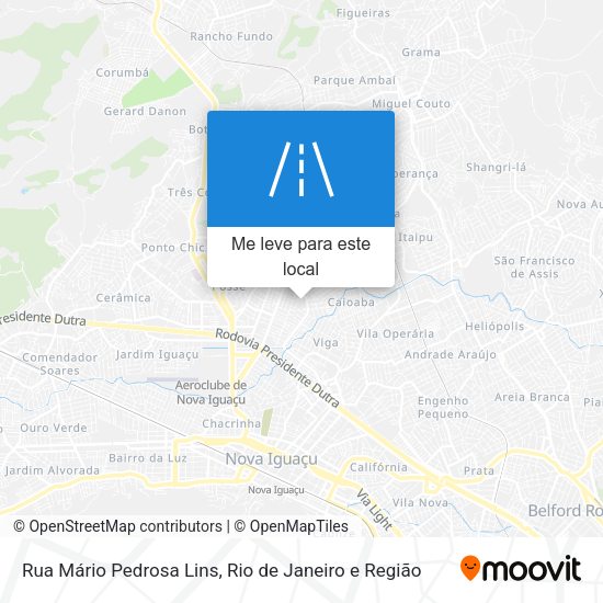 Rua Mário Pedrosa Lins mapa