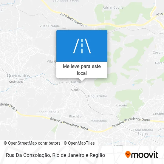 Rua Da Consolação mapa