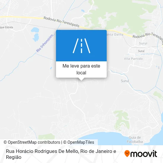 Rua Horácio Rodrigues De Mello mapa